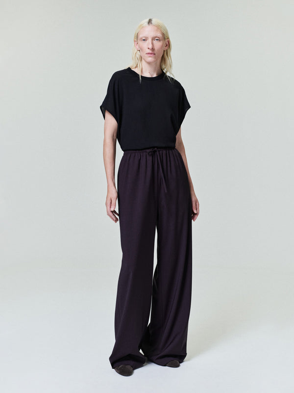Womens Easy Care Wool Drawstring Pants