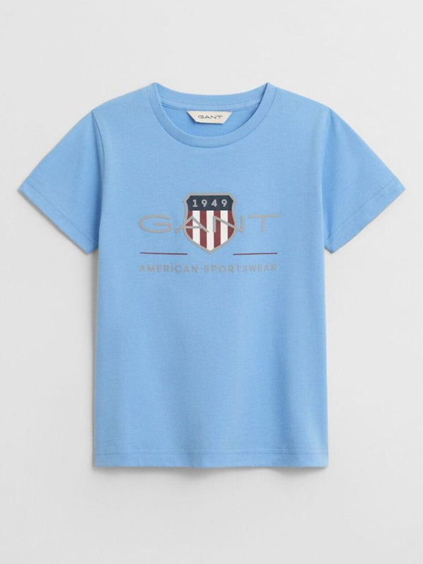 GANT Boys Typography Printed Round Neck T-shirt