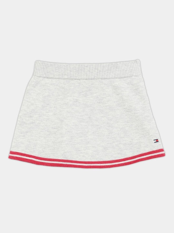 Tommy Hilfiger Girls Regular Fit Mid-Rise A-Line Skirt