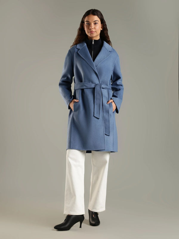 Tommy Hilfiger Women Single-Breasted Notch Collered Coat