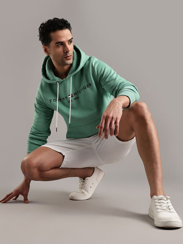 Tommy Hilfiger Men Printed Hooded Sweatshirt
