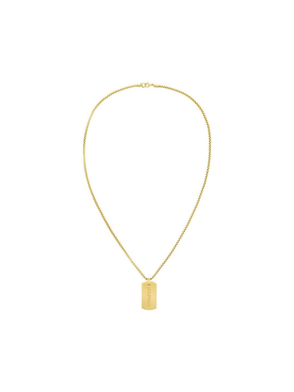 Tommy Hilfiger Men Gold Plated Pendant Chain