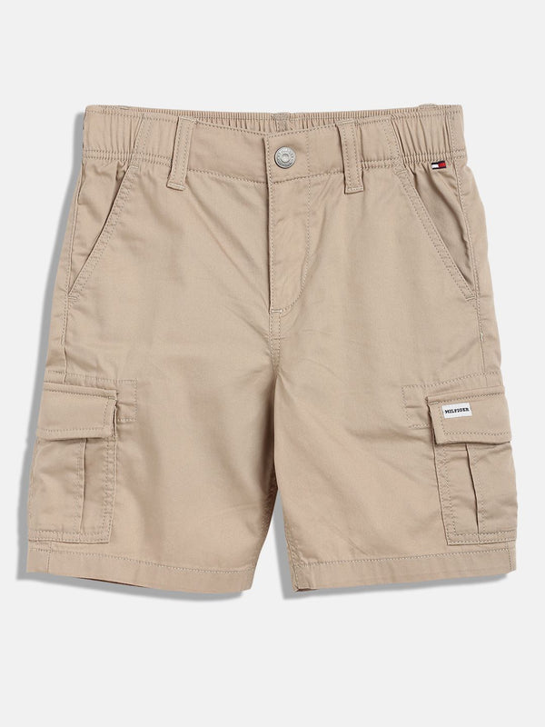 Tommy Hilfiger Boys Regular Fit Mid-Rise Shorts