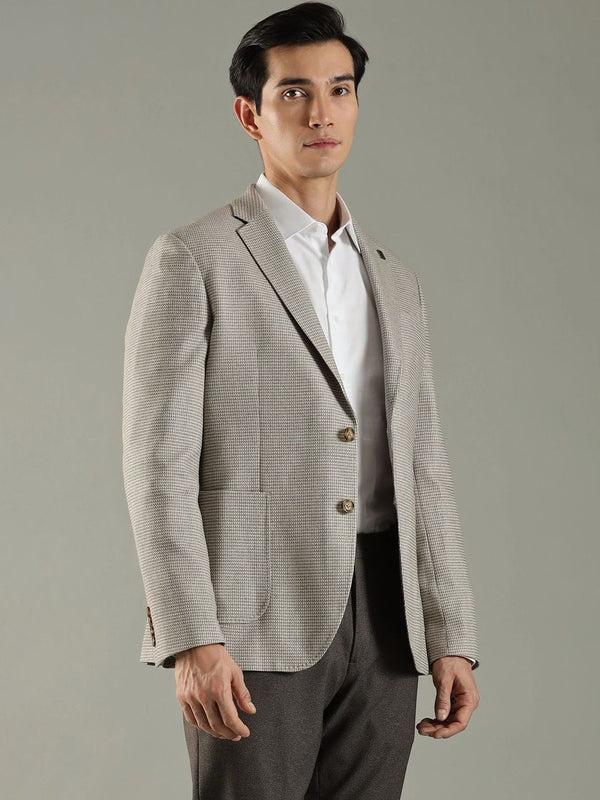 Tommy Hilfiger Textured Single Breasted Blazer