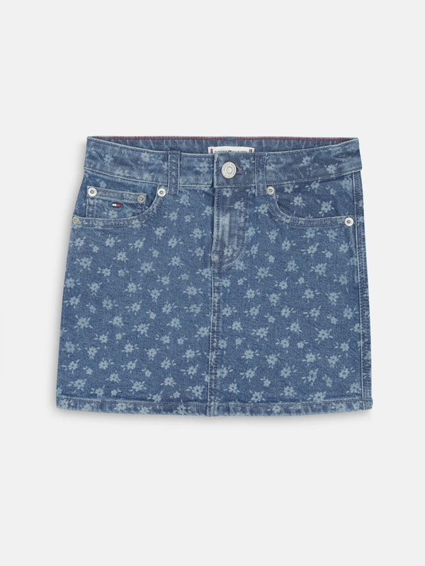 Tommy Hilfiger Girls Printed A-Line Knee Length Skirts