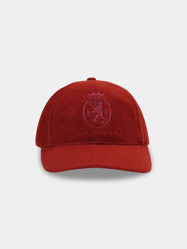 Tommy Hilfiger Men Embroidered Woollen Baseball Cap