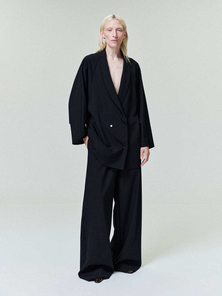 Womens Wool Ripstop Drawstring Pants