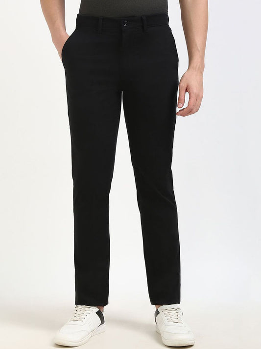 Tommy Hilfiger Men Straight Fit Mid-Rise Chinos Trousers