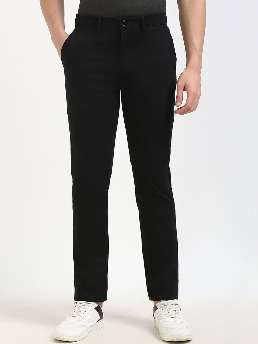 Tommy Hilfiger Men Straight Fit Mid-Rise Chinos Trousers