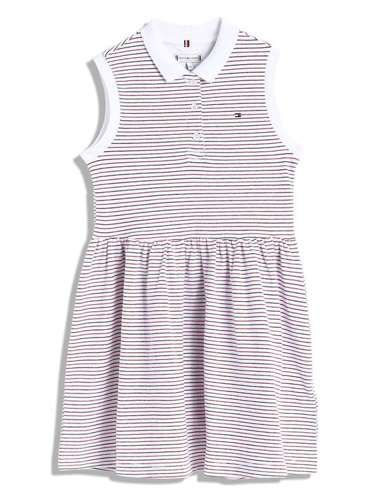 Tommy Hilfiger Girls Striped A-Line Dress