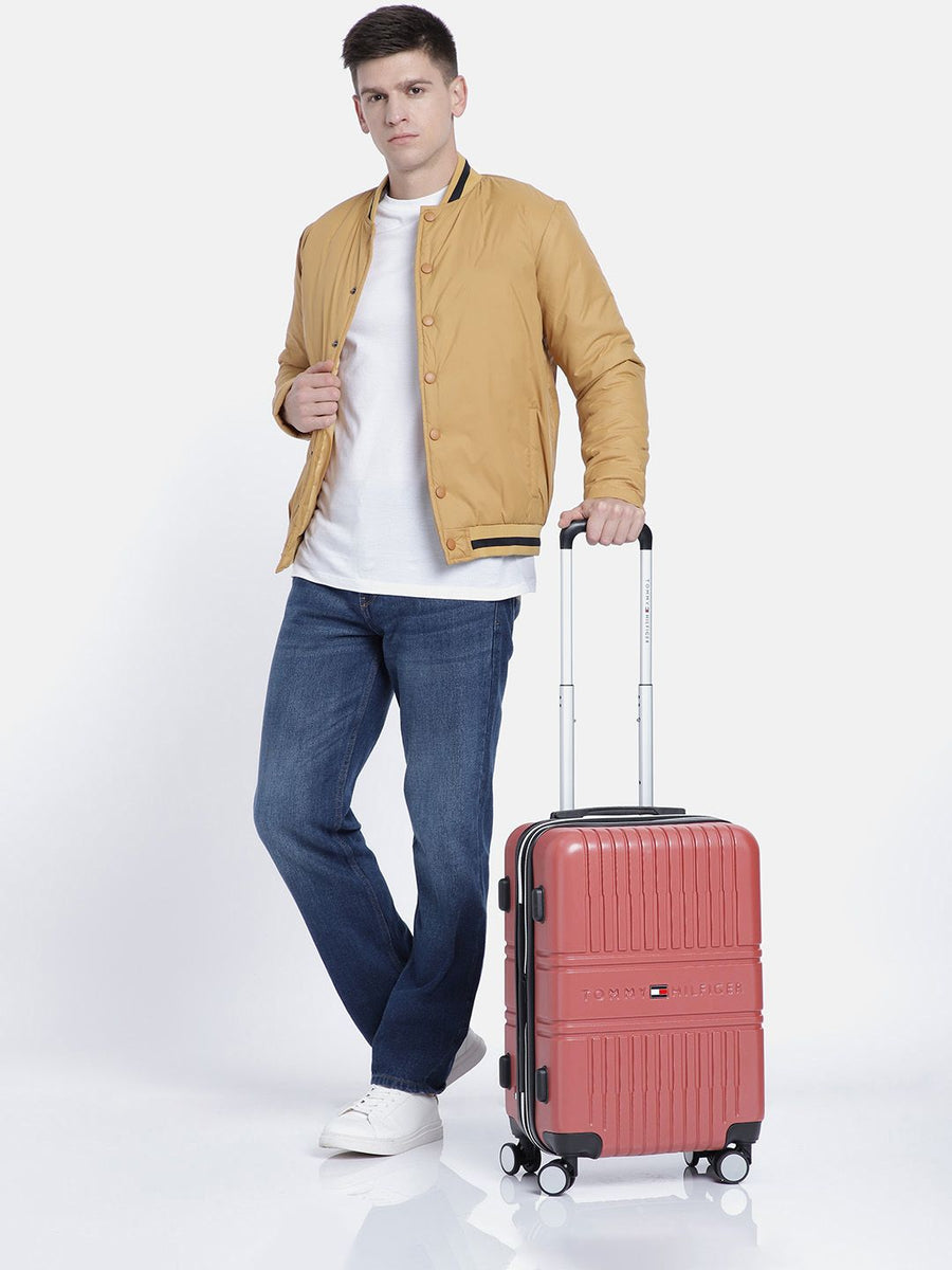 Tommy Hilfiger Textured Stanford Cabin Trolley Suitcase