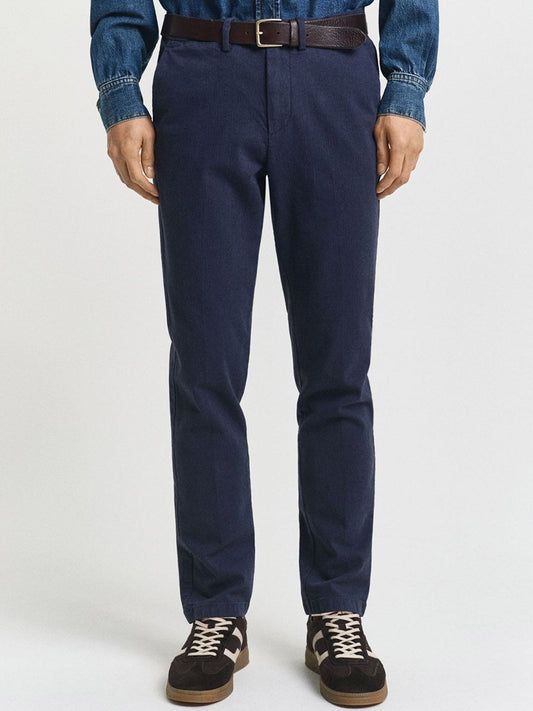 GANT Men Slim Fit Mid-Rise Trouser