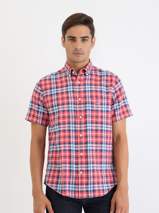 GANT Men Buffalo Checks Opaque Checked Casual Shirt