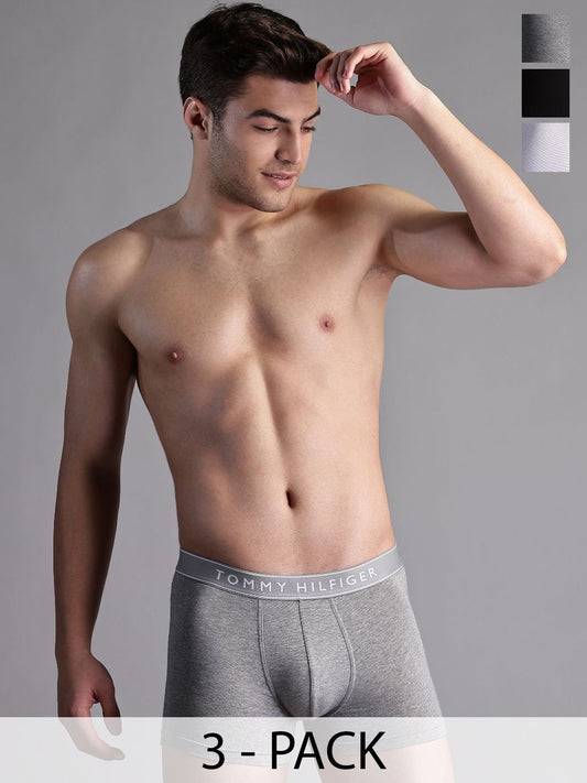 Tommy Hilfiger Pack Of 3 Antimicrobial Mid Rise Short Trunks S25HMUW006
