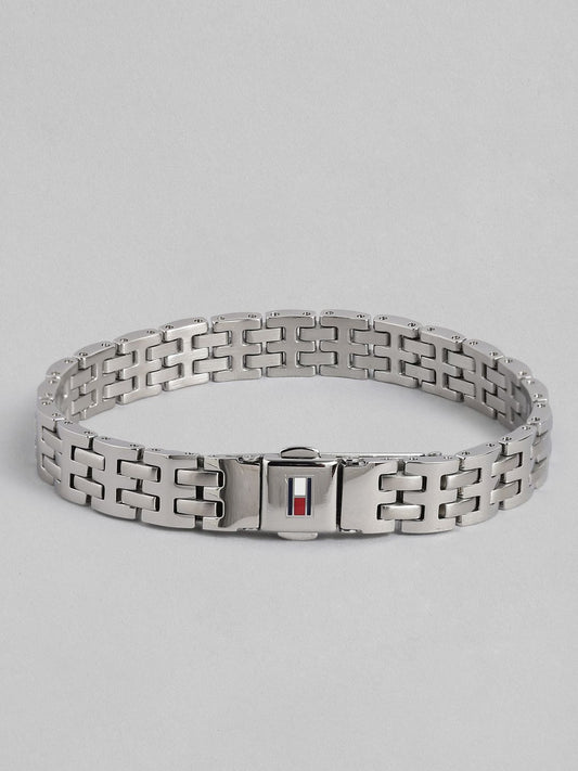 Tommy Hilfiger Men Brass-Plated Bangle-Style Bracelet