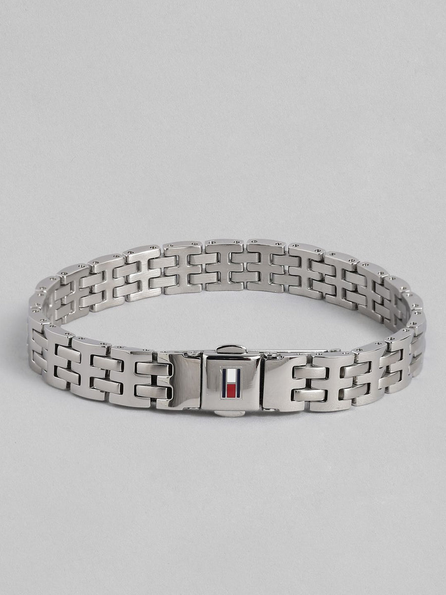 Tommy Hilfiger Men Brass-Plated Bangle-Style Bracelet