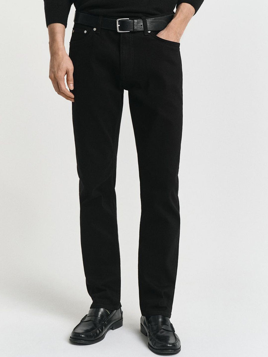 GANT Men Regular Fit Mid-Rise Jeans