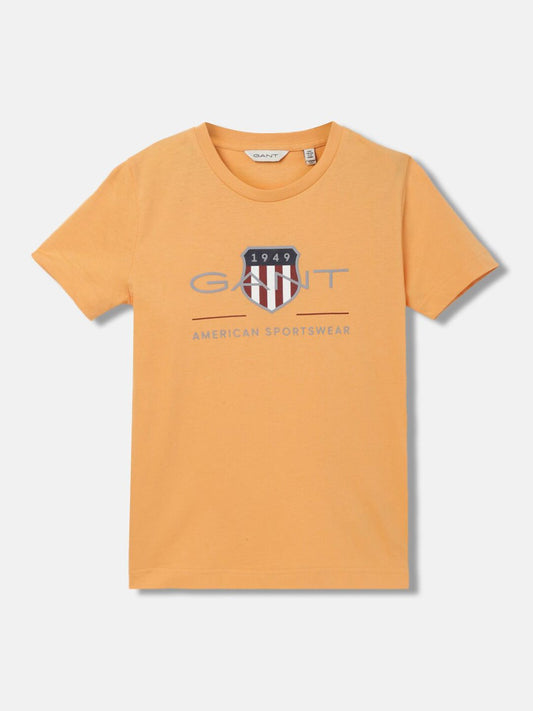 GANT Solid Round Neck Regular Fit T-Shirt