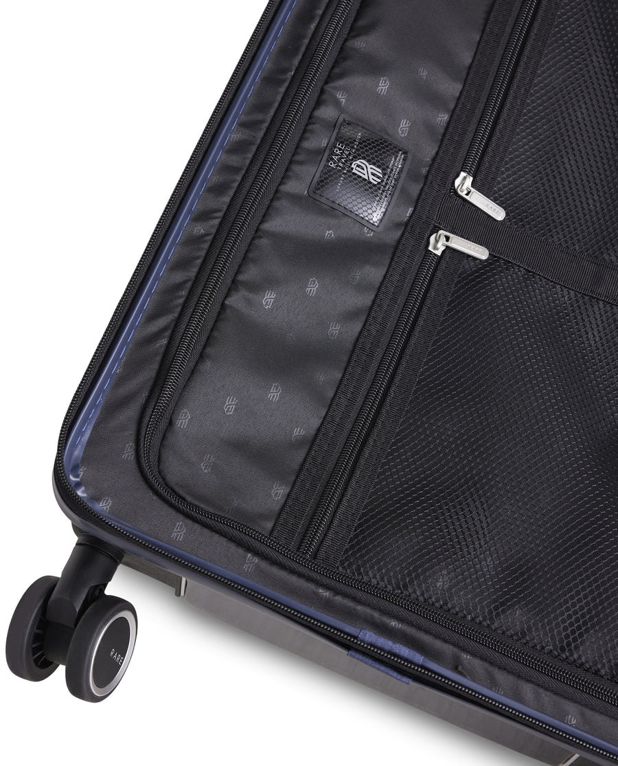 Rare Rabbit Gallardo Blue Impact-Resistant Hard Shell Trolley Bag