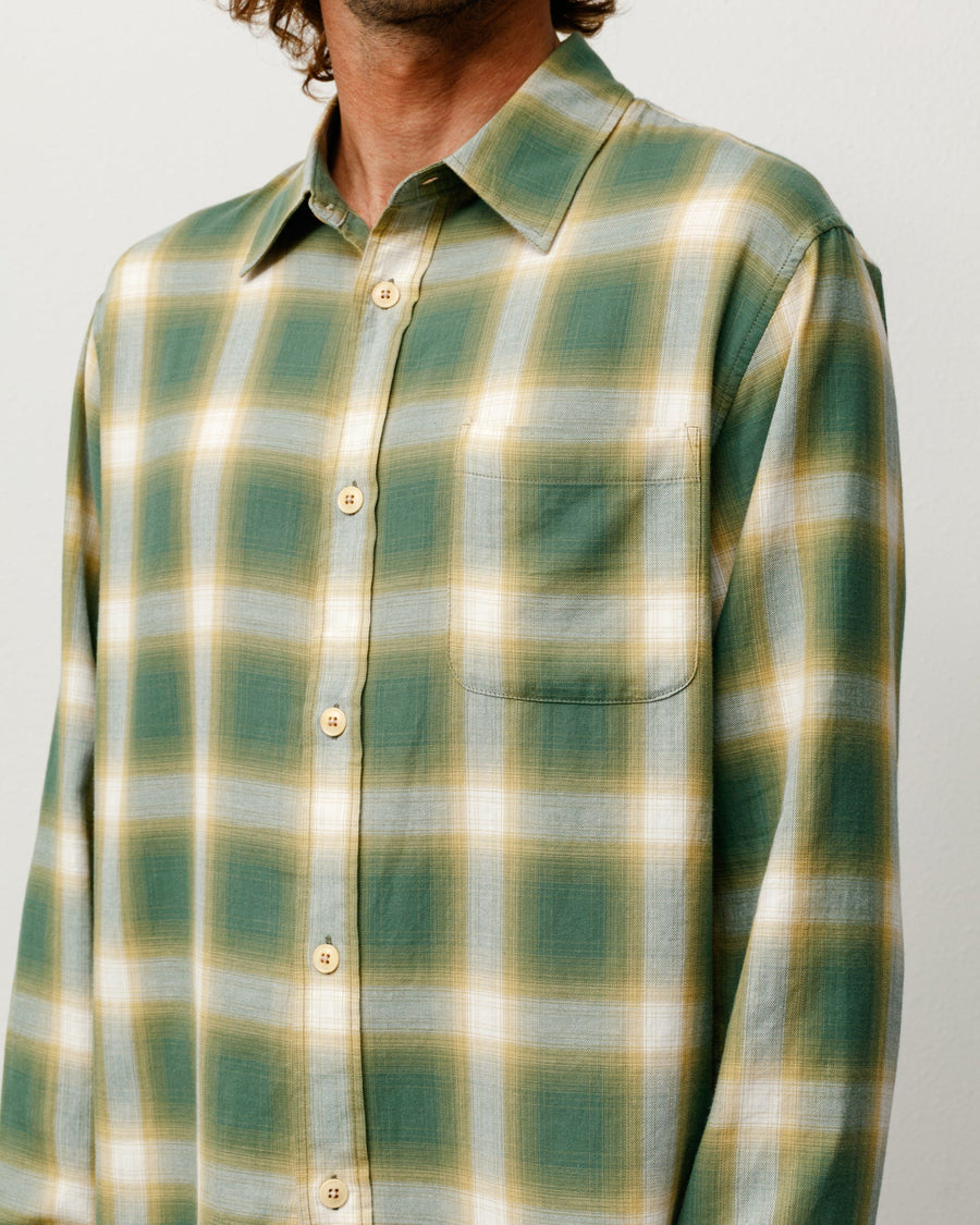 BEACH OMBRE PLAID SHIRT