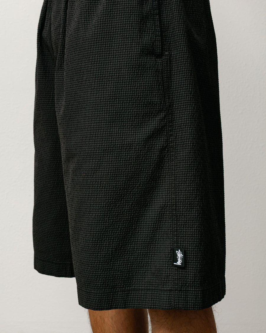 BAGGY SEERSUCKER BEACH SHORT