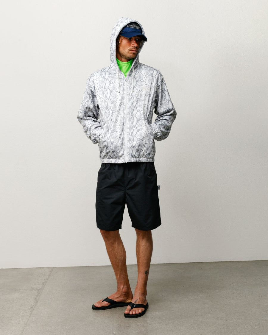 ATHLETIC MESH ZIP HOODIE