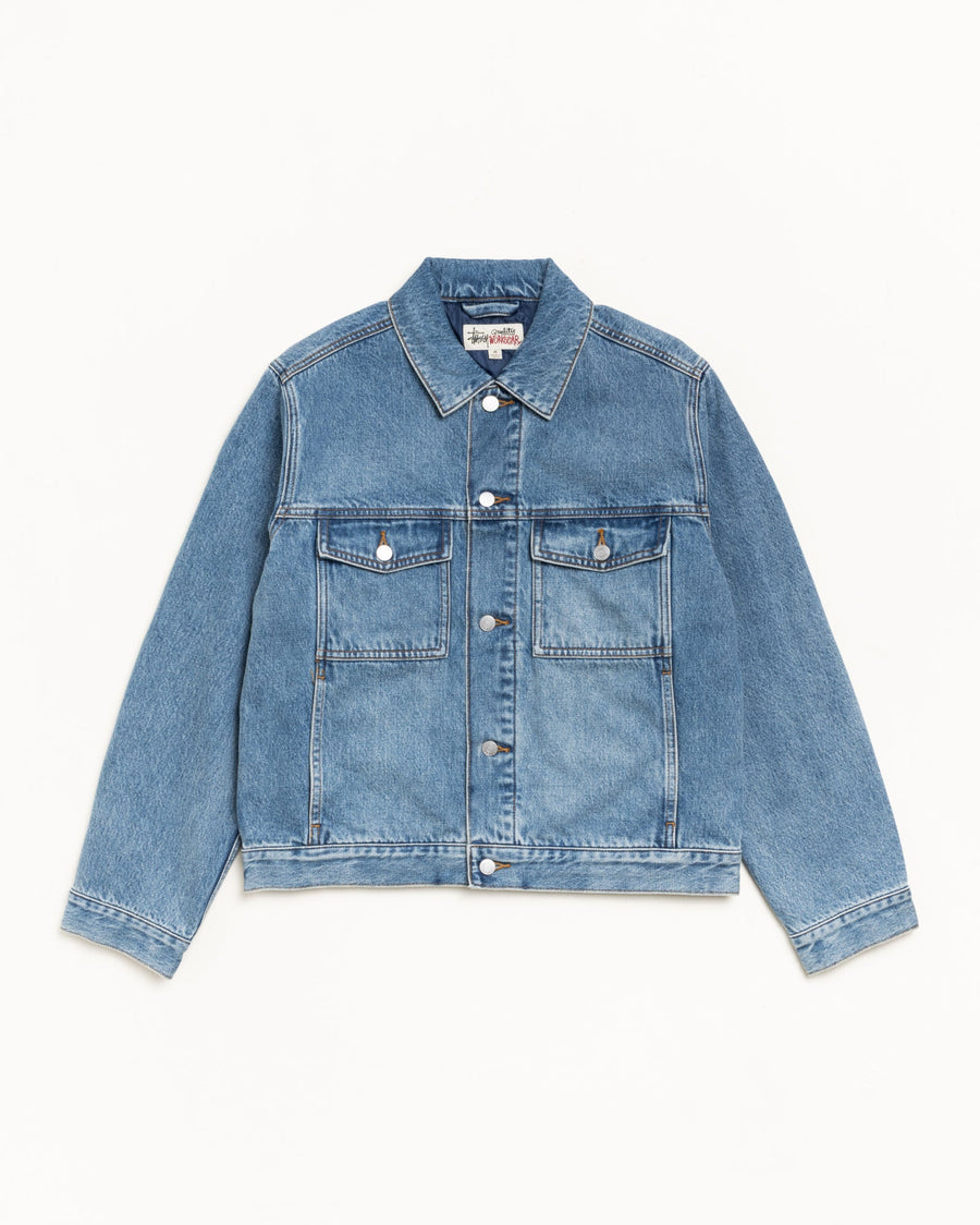 LINED DENIM TRUCKER JACKET