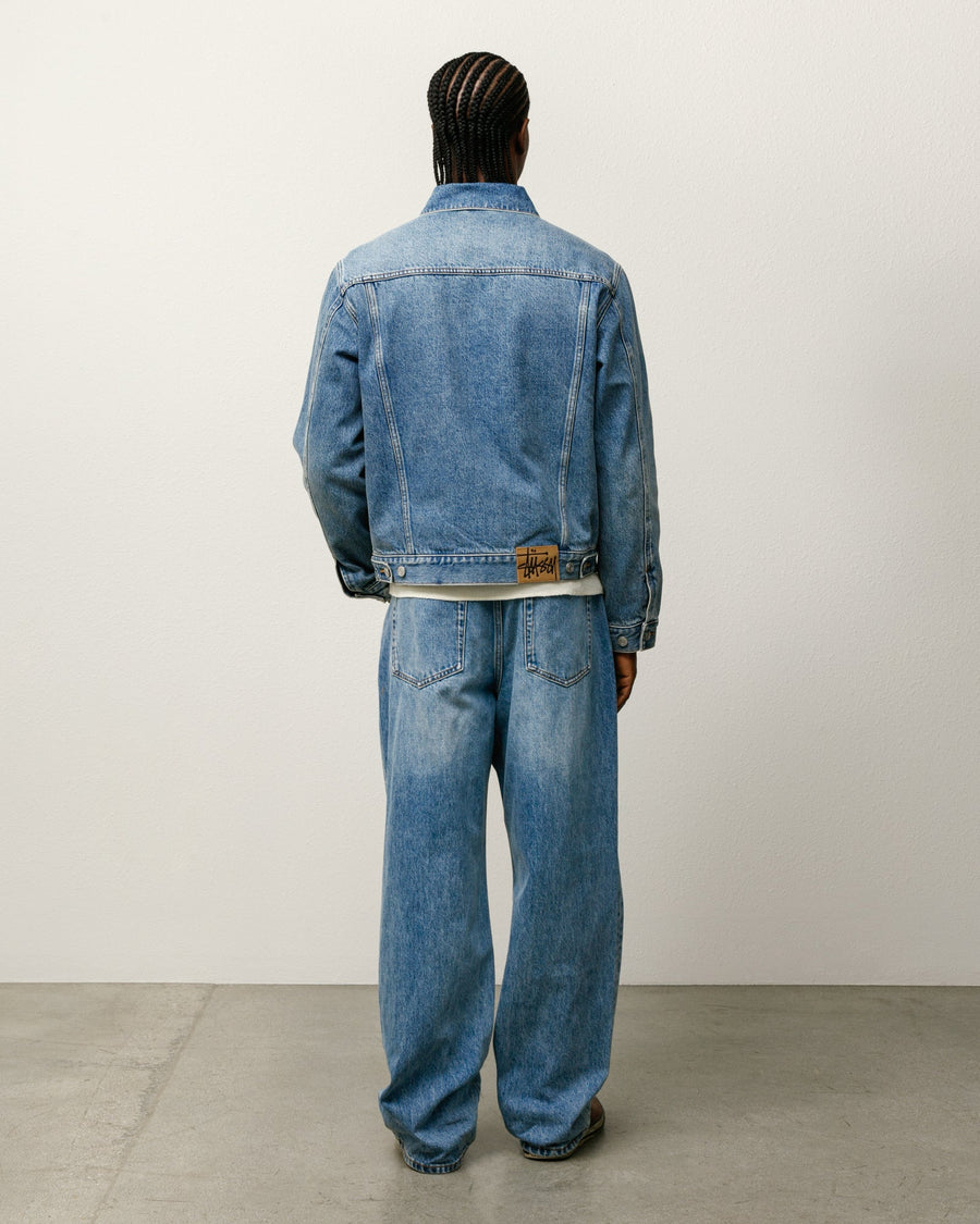 LINED DENIM TRUCKER JACKET