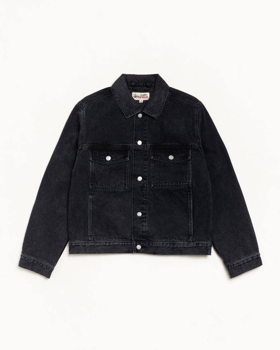 LINED DENIM TRUCKER JACKET
