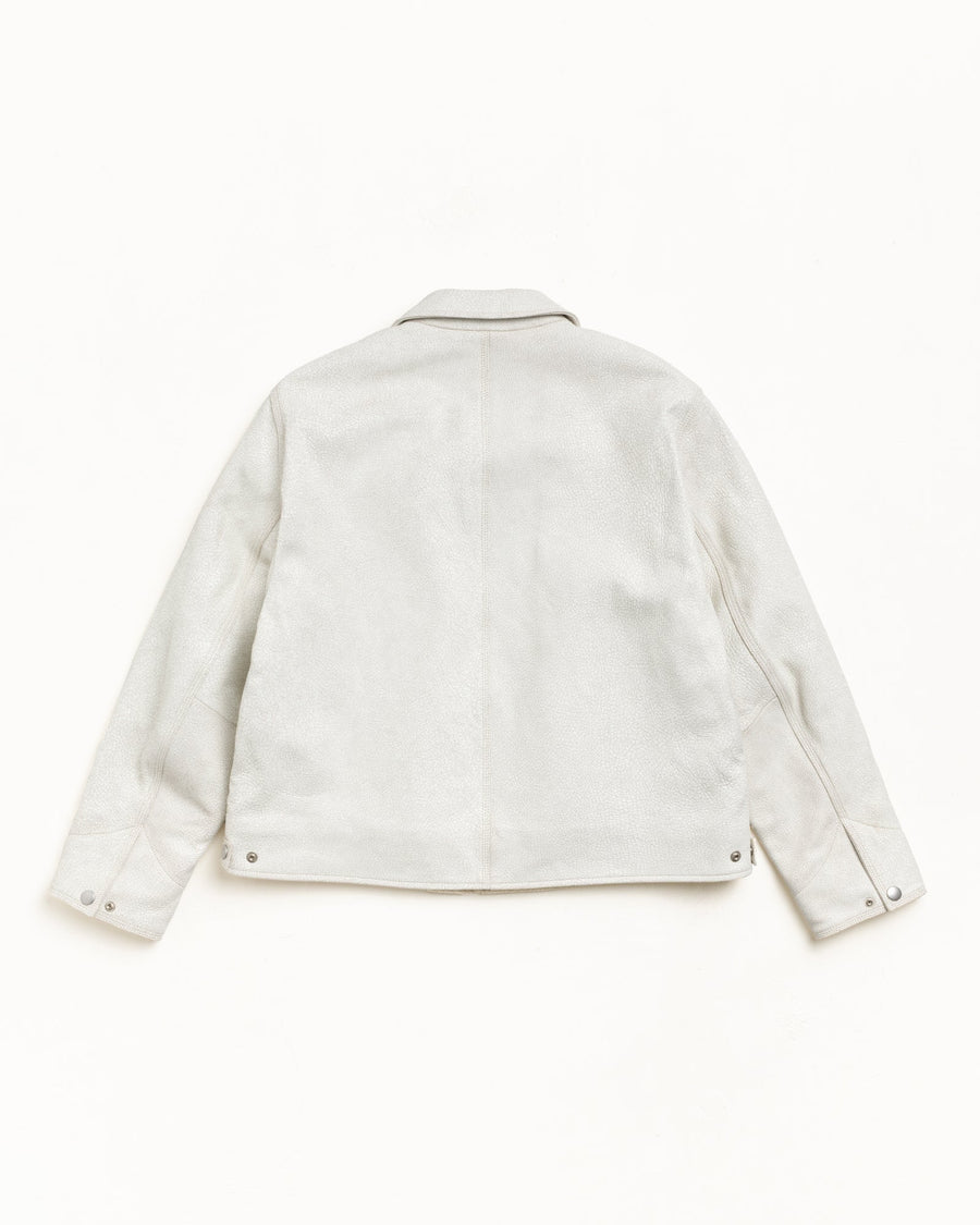 GARAGE JACKET CRACKED LEATHER