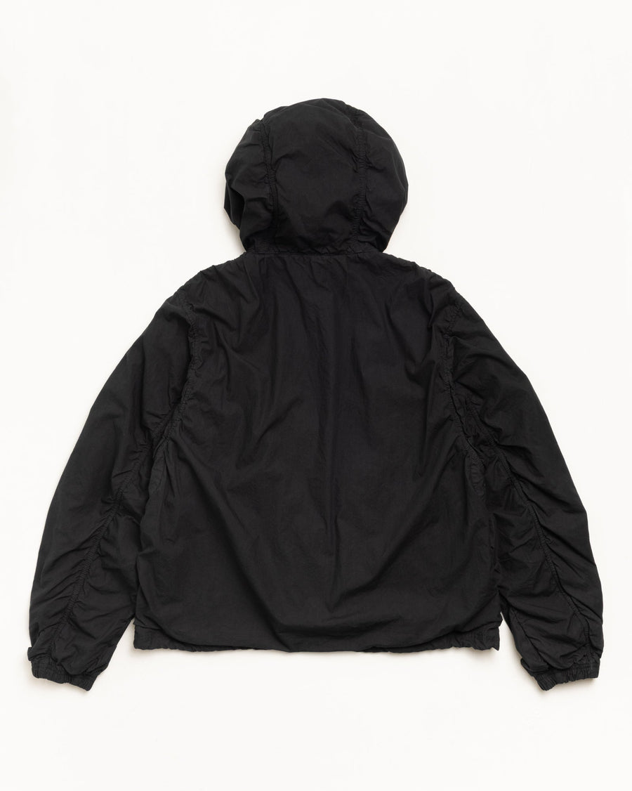 DOUBLE COTTON HOODED JACKET