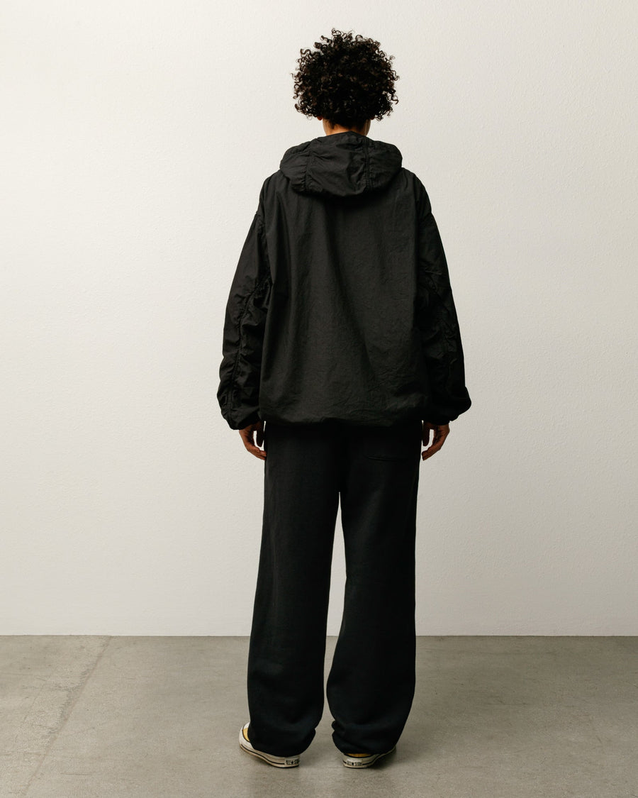 DOUBLE COTTON HOODED JACKET