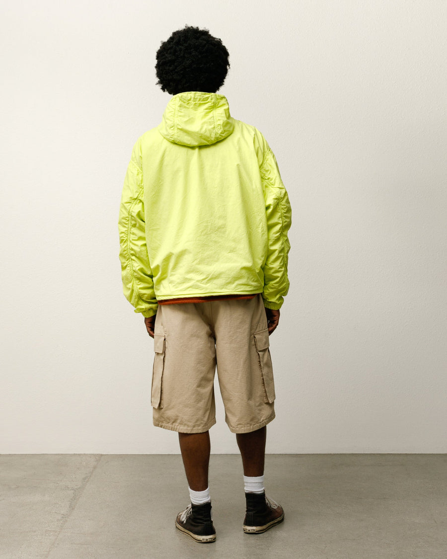 DOUBLE COTTON HOODED JACKET