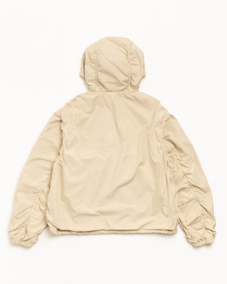 DOUBLE COTTON HOODED JACKET