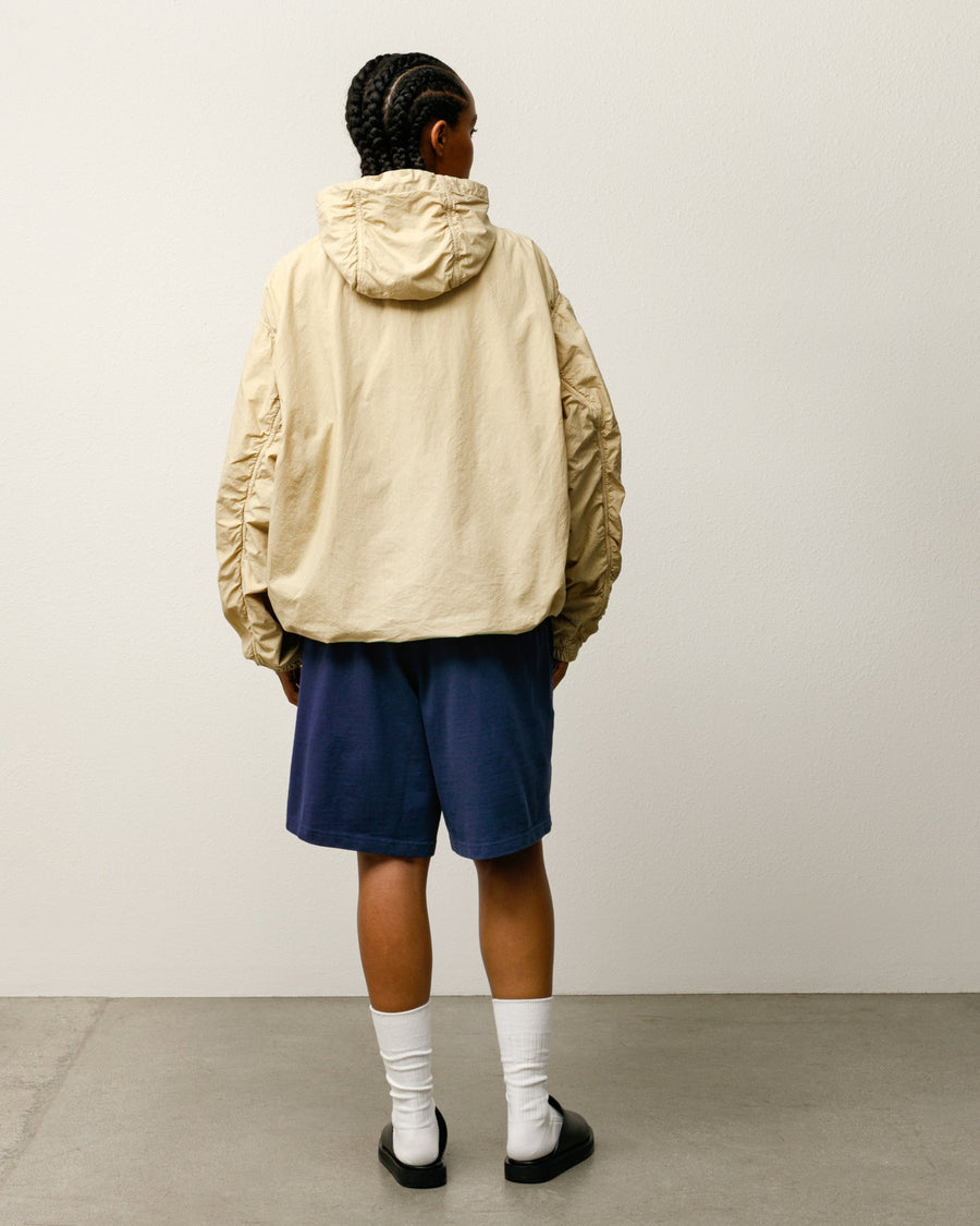 DOUBLE COTTON HOODED JACKET