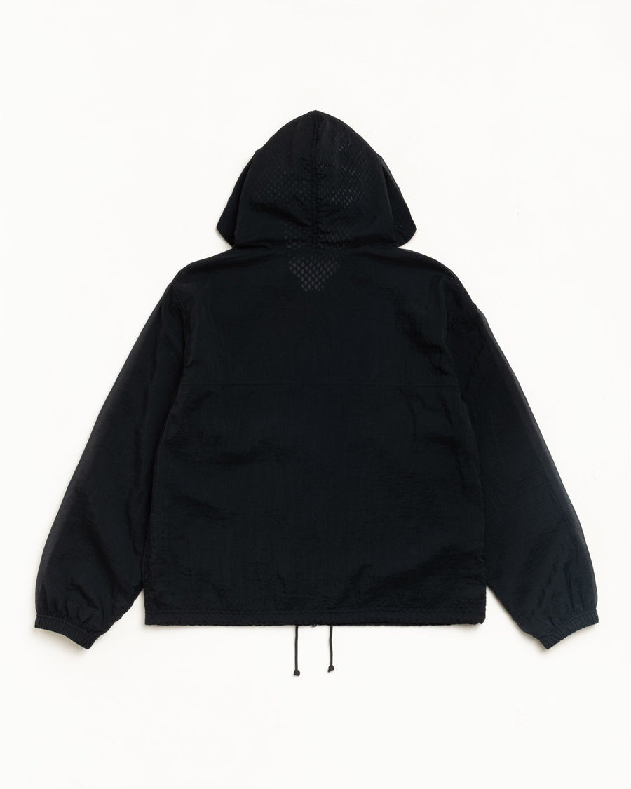 LAYERED MESH HOODED JACKET