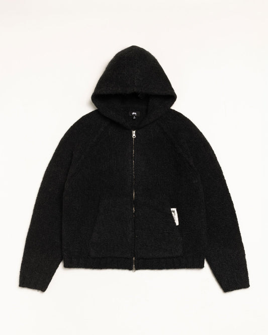CHUNKY KNIT ZIP HOODIE