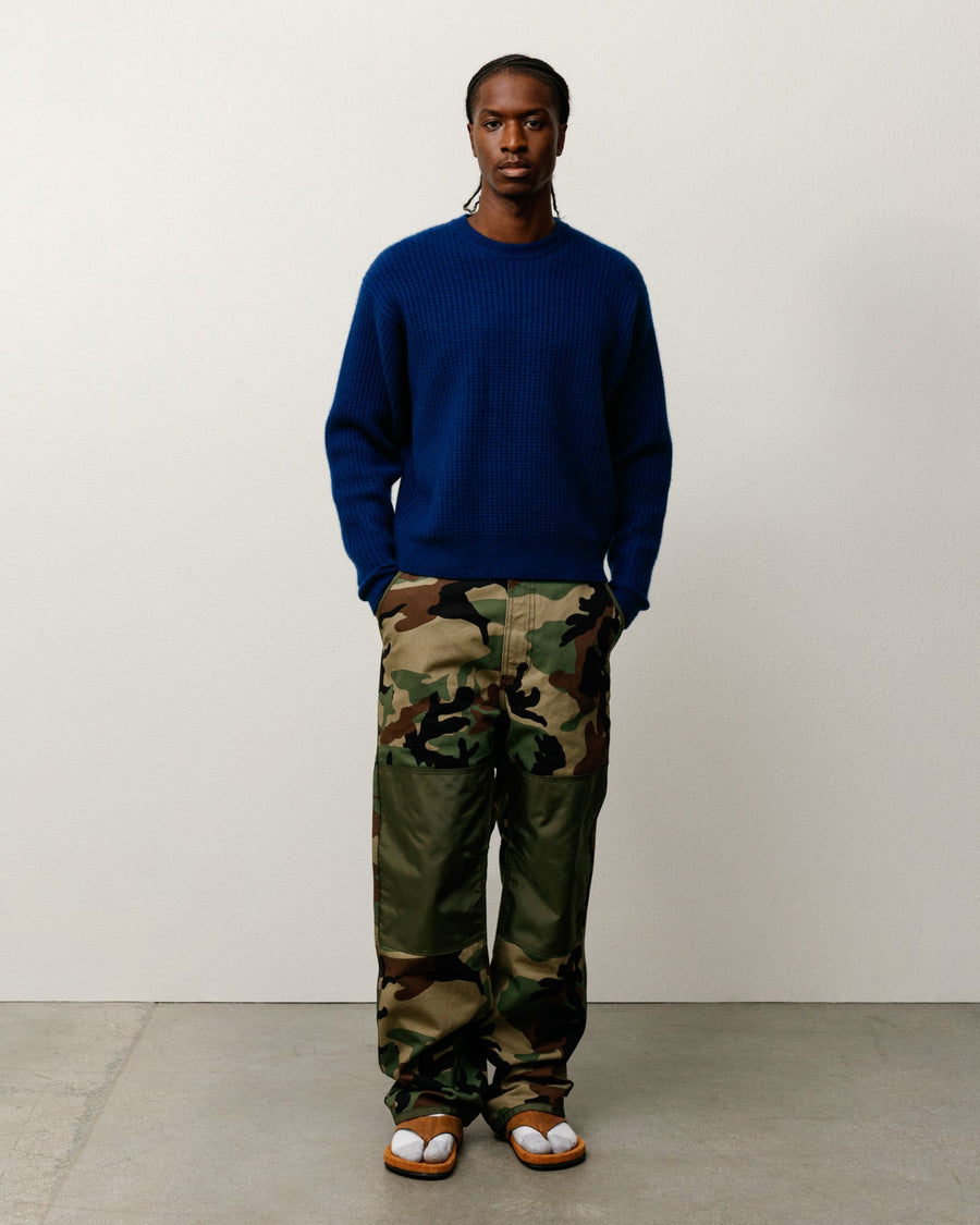 WAFFLE CASHMERE SWEATER