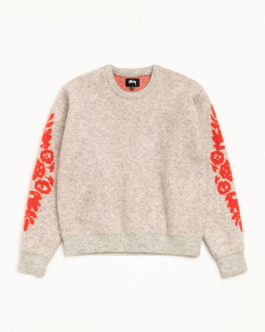 MOHAIR FLOWER SWEATER