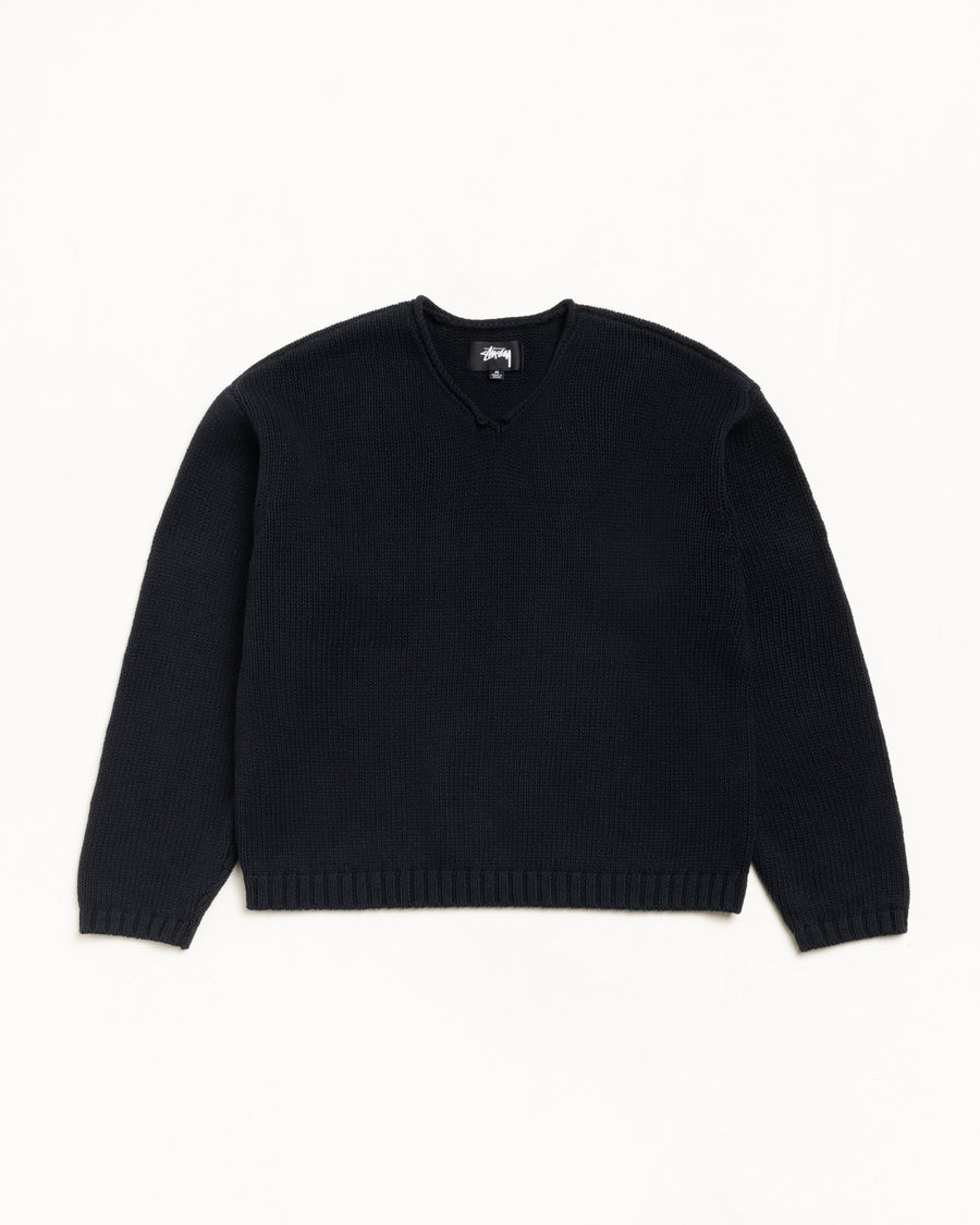 ROLL V NECK SWEATER