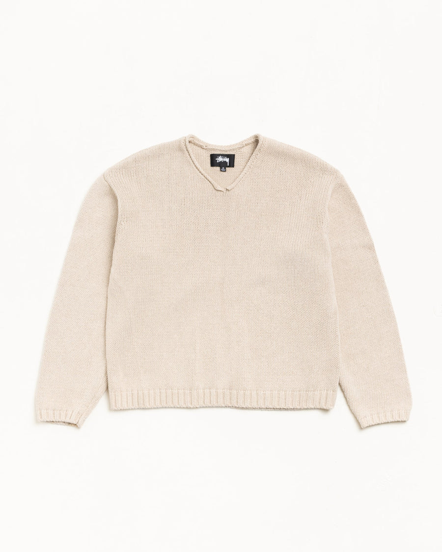 ROLL V NECK SWEATER