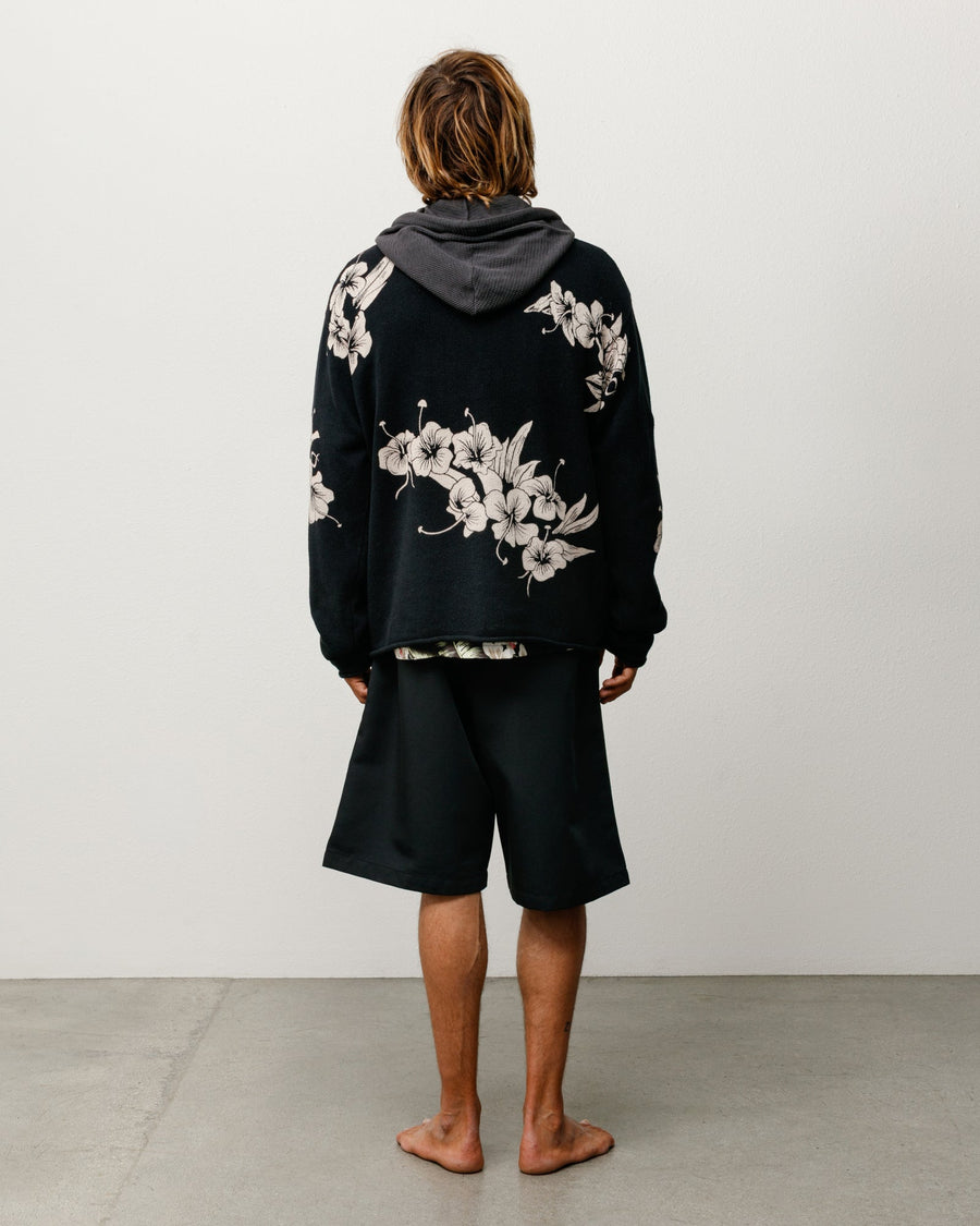 FLORAL ROLL NECK SWEATER