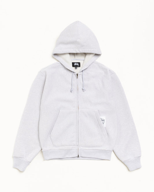 PATCH ZIP KNIT HOODIE