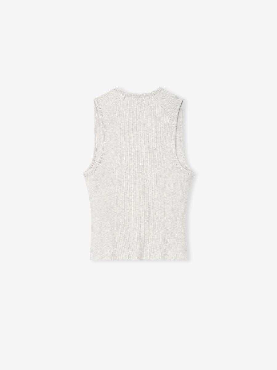 Womens Rib Fitted Tank