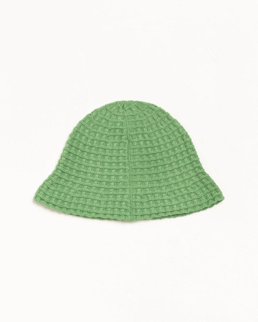 WAFFLE KNIT BUCKET HAT