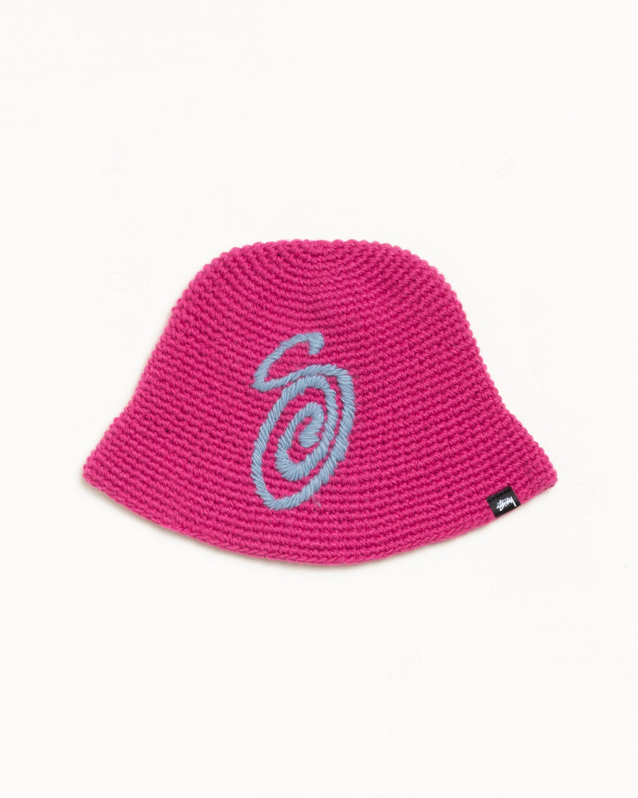 SWIRLY S KNIT BUCKET HAT