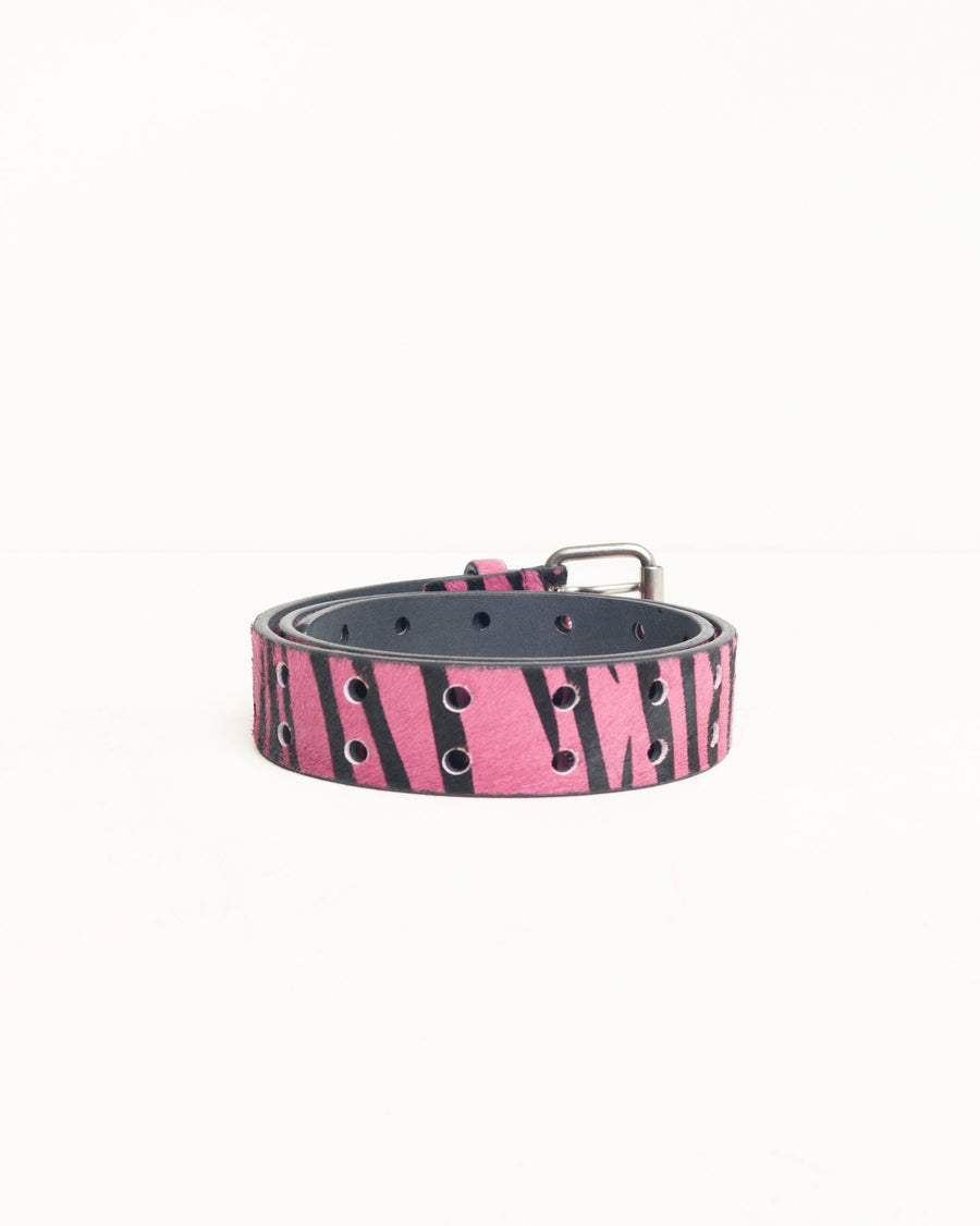 PUNCH OUT LEATHER BELT