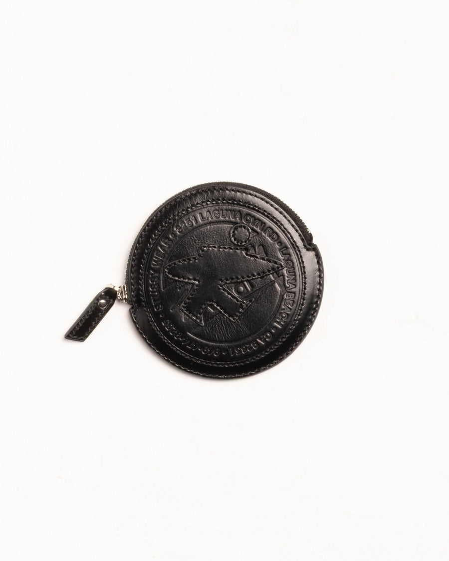 SURF DOT LEATHER POUCH