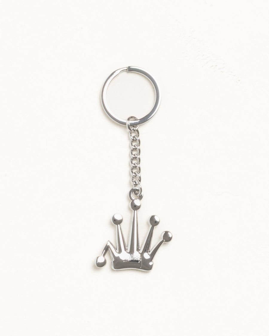 METAL BENT CROWN KEYCHAIN
