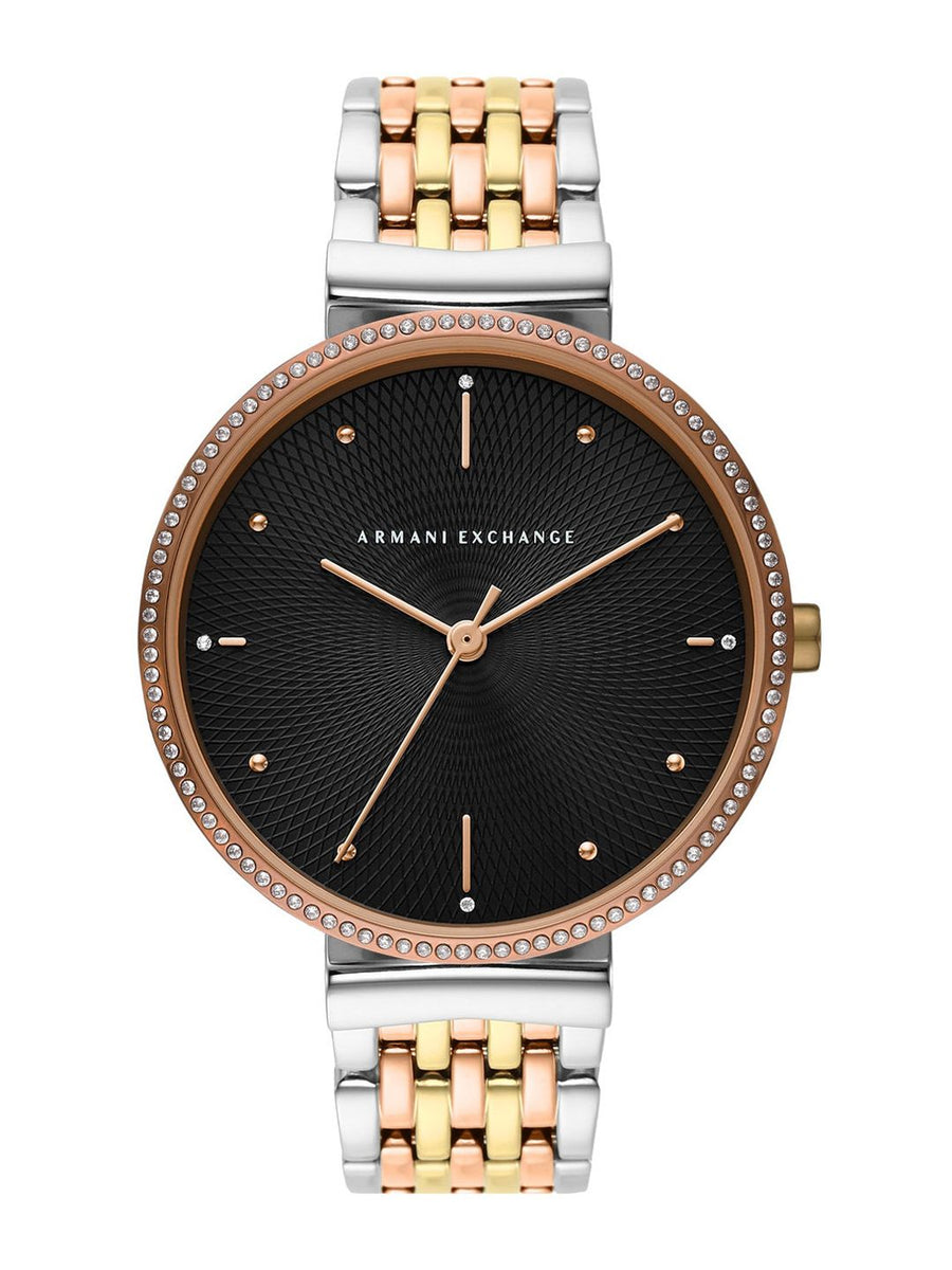 Armani Exchange Women Black Bracelet Style Analogue Watch AX5911